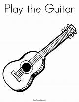 Guitar Coloring Pages Library Clipart Play sketch template