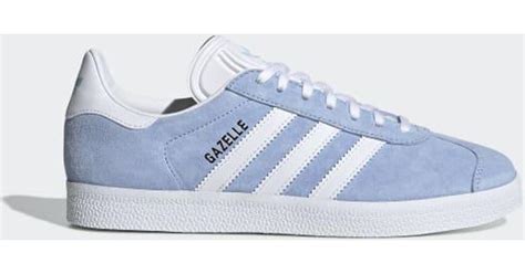 adidas gazelle shoes  blue lyst