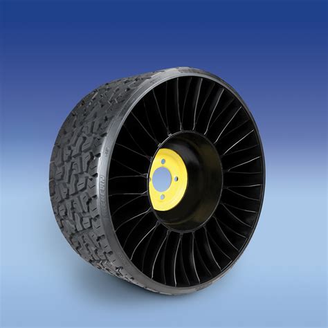 michelin  provide airless radial tire  john deere ztraktm  series