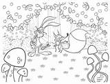 Colouring Tale Ink sketch template