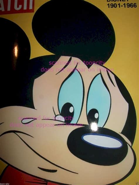 Death Of Walt Disney Crying Mickey Mouse Paris Match New 8x10 Inches