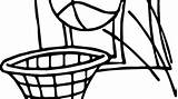 Hoop Basketball Coloring Getcolorings Pages Getdrawings sketch template