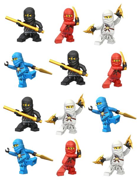 instant dl ninjago stickerscupcake toppers    ravenjony