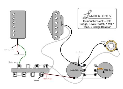 wiring diagram tele bridge  p neck tele wiring diagram  humbucker  single coil