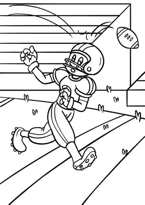 easy  print football coloring pages tulamama