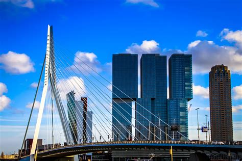 webcam rotterdam  beelden centrum haven en centraal station