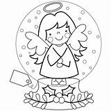 Coloring Snow Globe Pages Globes Christmas Let Snowglobe Designs Noel Color Ausmalen Printable Kids Template Winter Straccia Marisa Coloriage Getcolorings sketch template