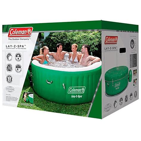 Portable Spa Coleman Massage Inflatable Hot Tub For 4 6
