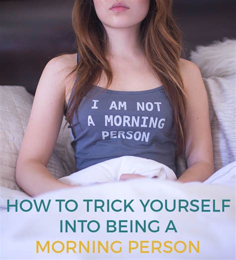 how i tricked myself into becoming a morning person