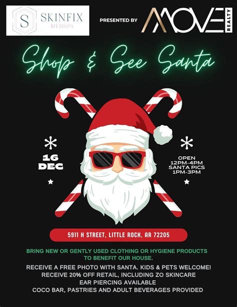 shop  santa skin fix med spa sweet home december