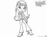 Doll Clipart Bratz Coloring Pages Babyz Cute Printable Kids sketch template