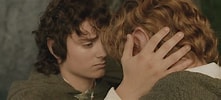 Image result for "frodo and Sam Returned To Their Beds and Lay There in Silence Resting For A Little". Size: 221 x 100. Source: www.fanpop.com