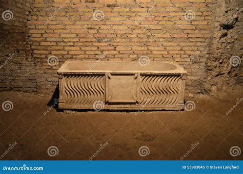 early christian sarcophagus stock image image  examples analogues