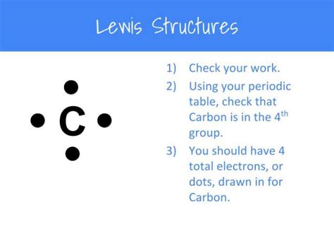 draw lewis structures  step  step tutorial middle school