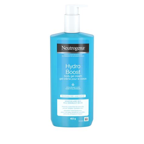 neutrogena hydro boost unscented gel body cream  hyaluronic acid