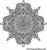 Coloring Pages Mandala Books Pattern Printable sketch template