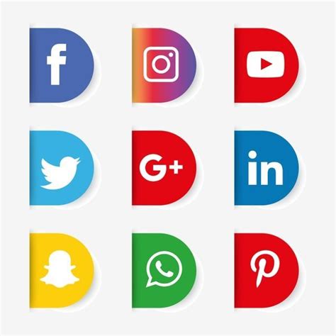 social media pinwire social media icon set logo network share business