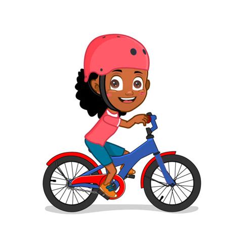 girl riding bike illustrations royalty free vector graphics and clip art