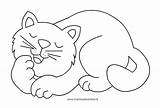 Gatto Gatti Stampare Facili Mamma Cani Disegnare Meglio Blogmamma Oip sketch template