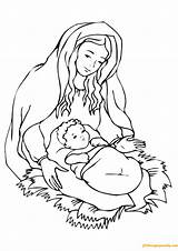 Nativity Jesuskind Coloringpagesonly Wacht Malvorlagen Nasterea Hirten Weihnachten Tempel Virgen Floated Moses Family Iisus Hristos Lui Popular sketch template