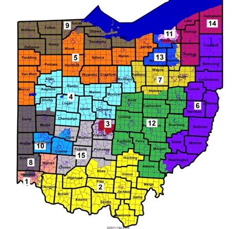 ohio republicans split hamilton county   districts