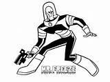 Mr Coloring Freeze Pages Enemy Batmans Kids Popular sketch template