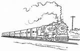 Locomotive Vapeur Transporte sketch template