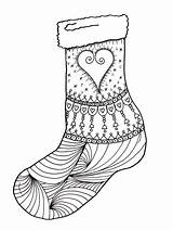 Coloring Stocking Pages Christmas Stockings Pattern Grinch Carrey Jim Printable Template Print Sheets sketch template