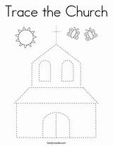 Church sketch template