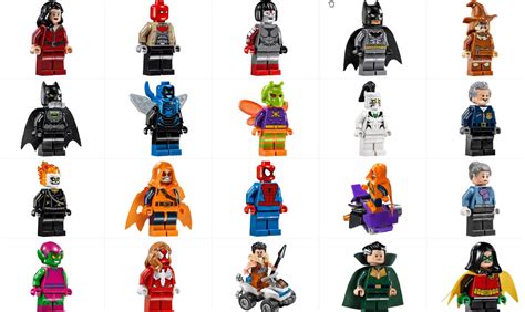 busy day today  dc  marvel super hero minifigures posted  lego today