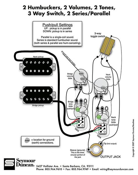 humbucker wiring diagram  series parallel  coil tap collection wiring diagram sample
