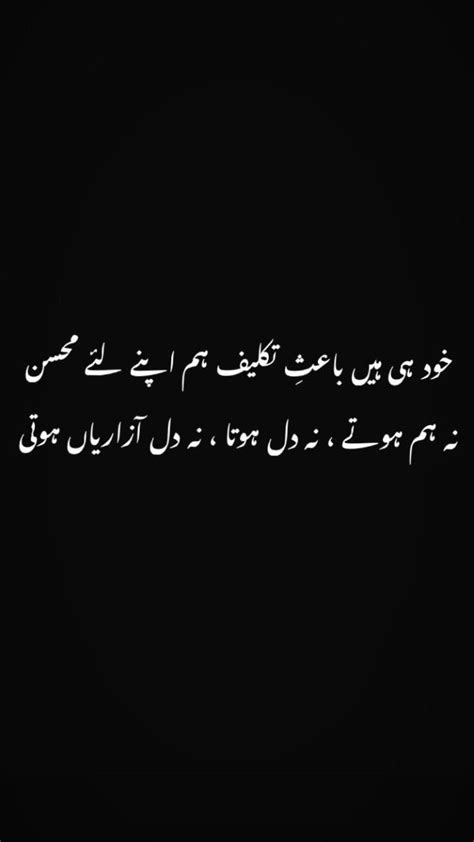 BinteΉสwa ️ Urdu Poetry Emotional Poetry Urdu Words
