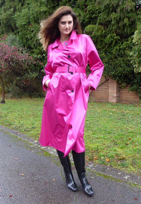 sabrina pink hamilton classics rainwear