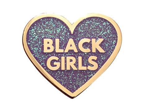 love black girls lapel pin purple turquoise glitter radical dreams pins