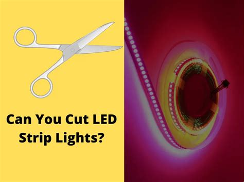 cut led strip lights   correctly  damages