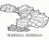 Coloring Pages Skylanders Grilla Drilla Swap Force Tech Printable sketch template