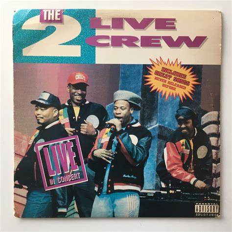The 2 Live Crew Live In Concert Lp Vinyl Record Album Etsy In 2021