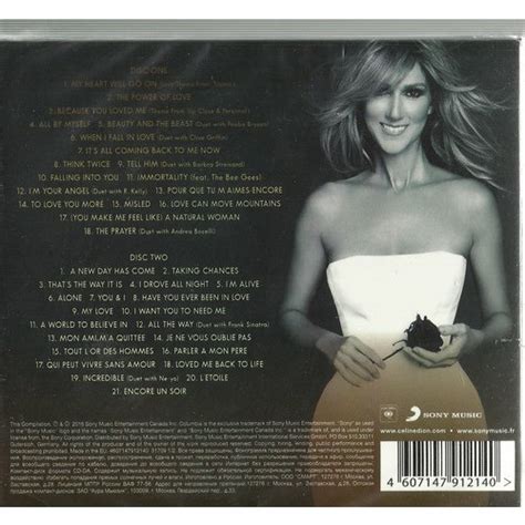 Greatest Hits By Celine Dion Cd X 2 With Rockinronnie