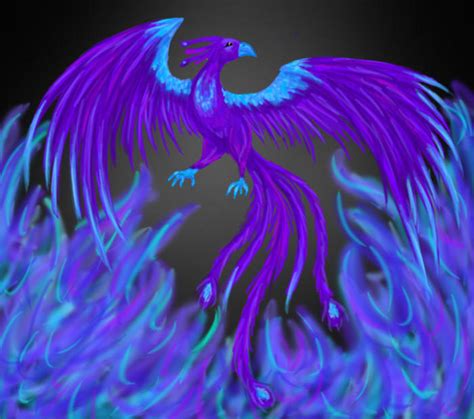 purple phoenix  kakkara  deviantart