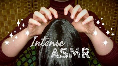 Asmr Deep And Intense Head Scratching Hair Play Rough Scalp Massage