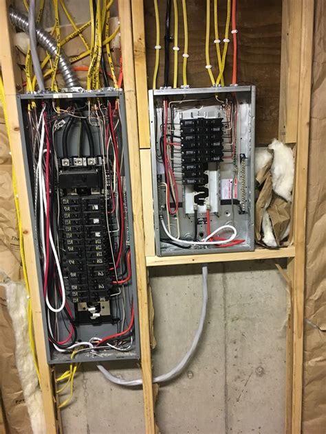 anderson log cabin fever log home building  wiring main panel