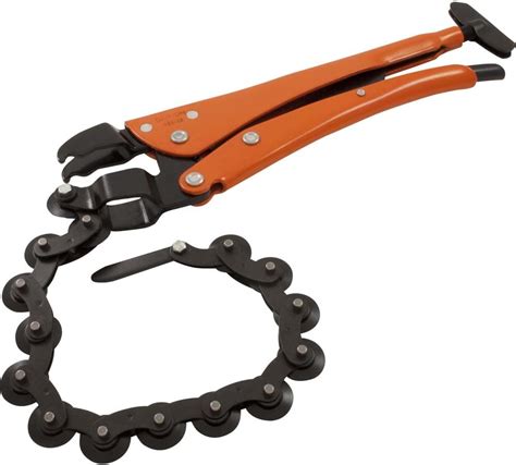 gray tools grip    heavy duty locking chain pipe cutter