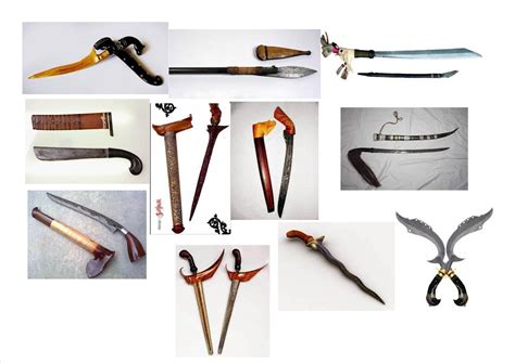 senjata tradisional daerah provinsi  indonesia seni budaya  xxx