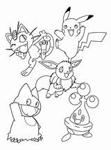 Pokemon Coloring Pearl Diamond Pages Print sketch template