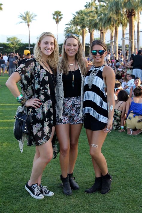This Set Was All About Eye Catching Accents Coachella Fashion 2015