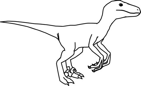coloring pages velociraptor blue jurassic coloring pages