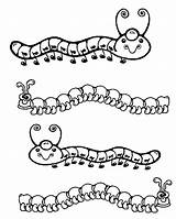Caterpillar Coloring Pages Printable Color Hungry Book Popular Comment Library Clipart Coloringhome sketch template