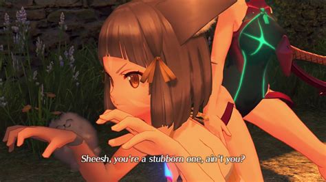 Xenoblade Chronicles 2 Swimsuit Edition Cutscene 018 Resonance Is A