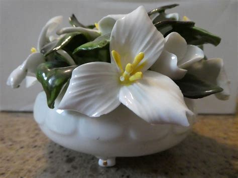 adderley bone china trillium floral bouquet