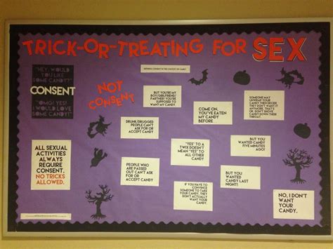Halloween Themed Consent Bulletin Board Halloween
